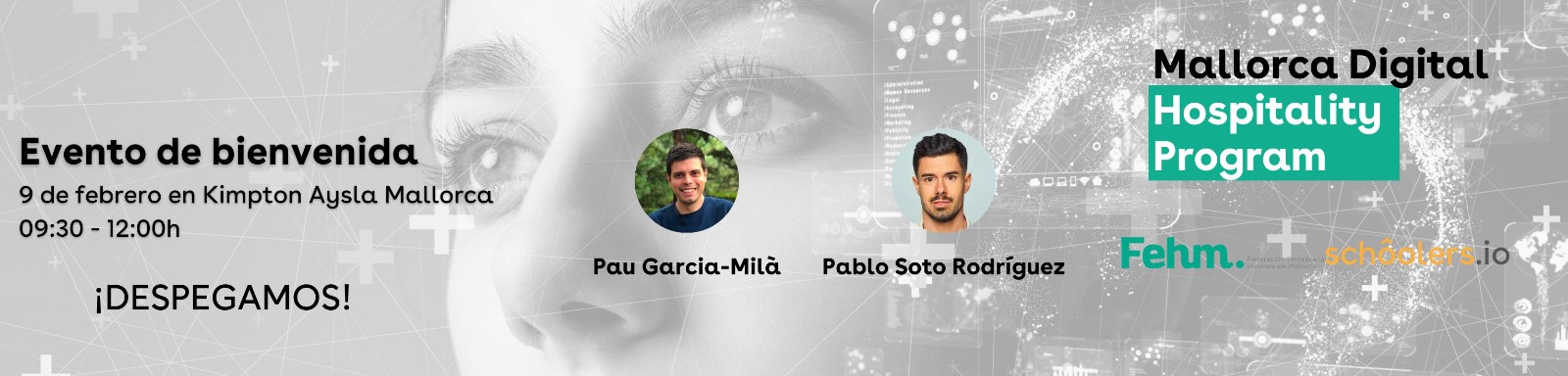 Jueves, 9 de febrero, sesión de bienvenida del Mallorca Digital Hospitality Program en Hotel Kimpton Aysla donde ofreceremos una charla con dos de los influencers de Linkedln más disruptivos del país