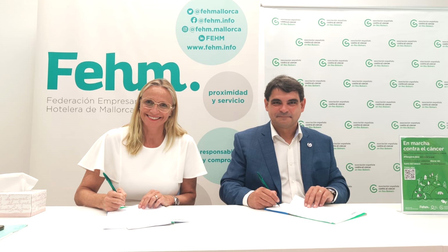 FEHM Y AECC retoman con fuerza su compromiso en la lucha contra el cáncer