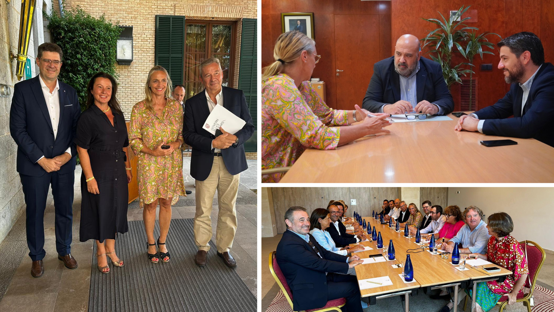 FEHM se reúne con los responsables de Turismo del Govern de Balears y el Consell de Mallorca y con el Ayuntamiento de Palma